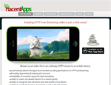 Tablet Screenshot of nacentapps.com